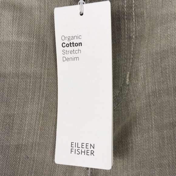 Eileen Fisher Organic Gray Boyfriend Jeans 8 - Picture 7 of 8